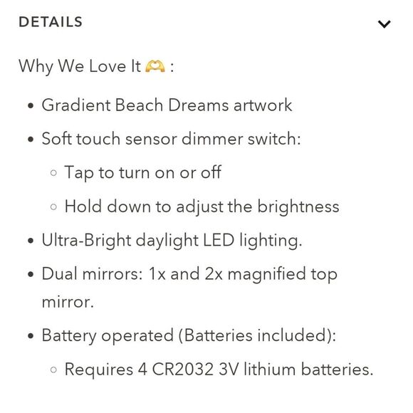 Impressions X Barbie Beach Dream LED Compact Mirror - Picture 7 of 9